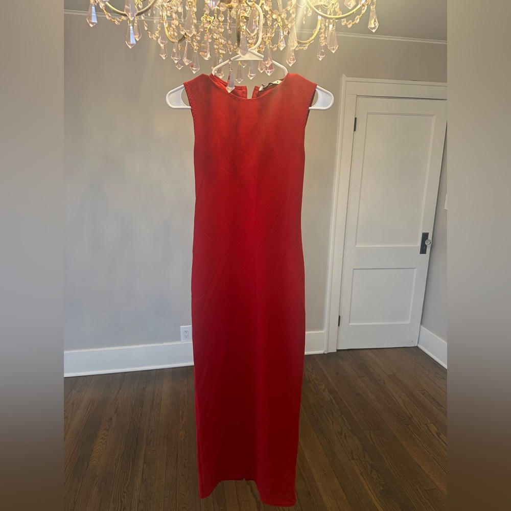 Red Sheath dress Zara collection size xs